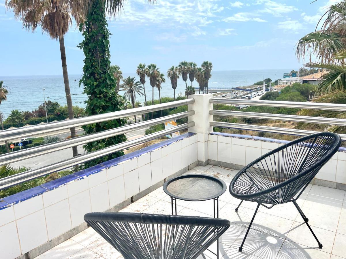 Fabulous Vacation In A 2 Bedroom Townhouse With 2 Terraces Overlooking The Sea, Suitable For 6 People 3 Swimming Pools Tennis And 200 Mts From The Sea El Faro Eksteriør bilde
